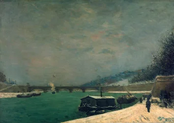La Senna presso il Pont de Jena, 1875