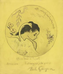 Suite Volpini: Progetto per un piatto: Leda e il cigno, 1889