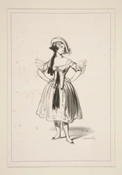 CHEVRIERE. Cappello di feltro.