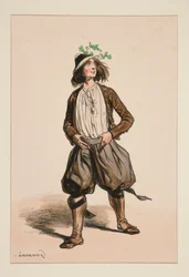 Capraio. Cappello di paglia