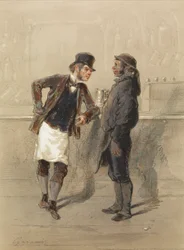 Carrettiere e scaricatore di carbone
