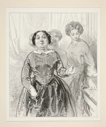 Quella dipinge.