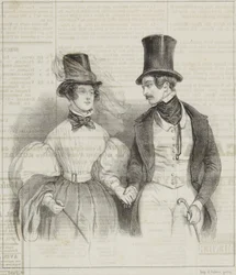 «Costumi del mattino» dalla serie «Revue Fashionable»