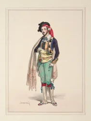 Il mulattiere. (Costume da artista).
