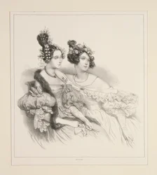 La sera. Acconciatura di Sergent e Jouenne.