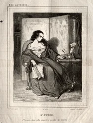 Le Attrici: Lo Studio, 1843