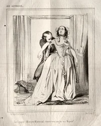 Les Actrices: Sac à papier! Monsieur Montmirail come voi sanglez ma Majesté!, 1843