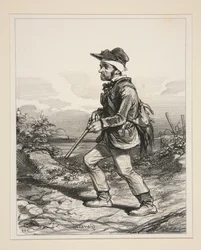 Signor Gontard (du Clos-Gorju), grande proprietario terriero, elettore idoneo, a caccia all