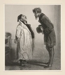 Signore ... vengo da parte di un amico che ... che si trova ... rinchiuso a Clichy ...