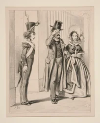 Il signor Alfred, di guardia, rende gli onori a chi di diritto.