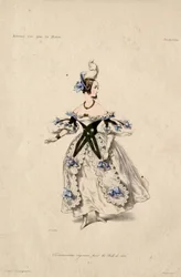 Costumi originali in maschera per i balli del 1834
