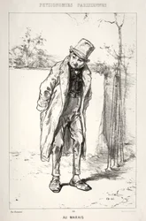 Fisionomie parigine: Au Marais, 1869