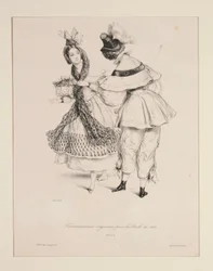 Travestimenti originali per i balli del 1834. N. 3 e 4