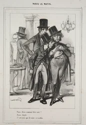 Vous étiez nommé hier soir..., dalla serie Paris Le Matin, 1839