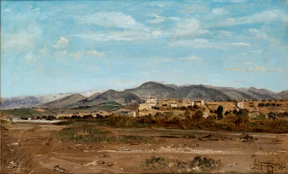Villaggio di Lauris, nel Vaucluse sulle rive del fiume Durance