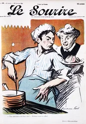 Due cuoche domestiche ai fornelli