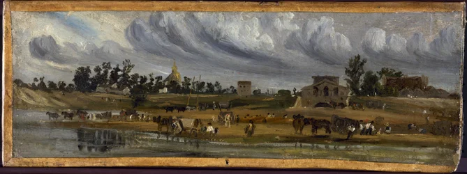 Sponde della Senna alla barrière de la Cunette, vicino al Champ-de-Mars (1820), nel 1820