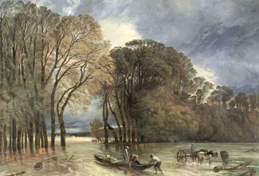 L’inondazione a Saint-Cloud, 1855