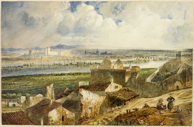 Veduta di Avignone (da Villeneuve les Avignon)