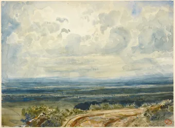 Veduta di una valle in Normandia