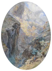 Vicino ad Amalfi, La Vallée des Moulins, 1864
