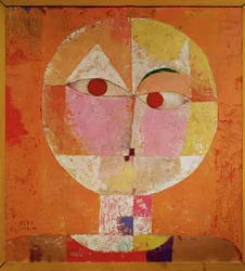 Un piccolo uomo anziano (pittura su tela)