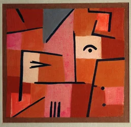 Attenzione al rosso (olio su tela)