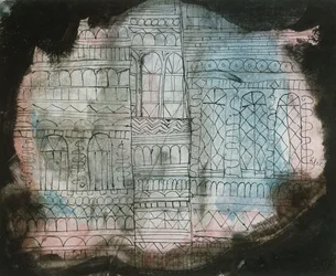 Castello in fiamme