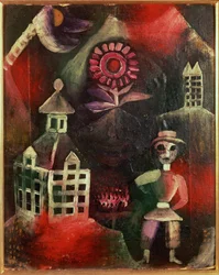 La scuola (olio su cartone)