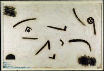 Senza titolo (segni su sfondo nero), ca. 1940