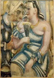 Il pittore e sua moglie in costume di carnevale