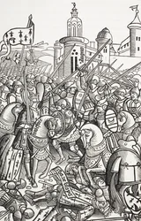 La battaglia di Auray, Francia, 29 settembre