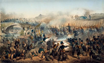 La battaglia del fiume Chernaya il 16 agosto 1855