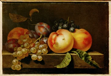Pesche, prugne e uva ...