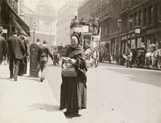 Venditore di fiammiferi, Ludgate Hill, Londra