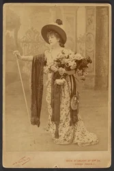 Sarah Bernhardt nel ruolo di Floria in La Tosca