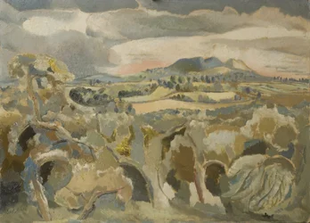 Paesaggio della distanza di Malvern