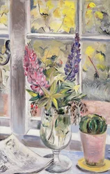 Lupini e cactus