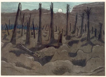 Alba, Inverness Copse, da British Artists at the Front, Continuation of The Western Front, Part Three, Paul Nash