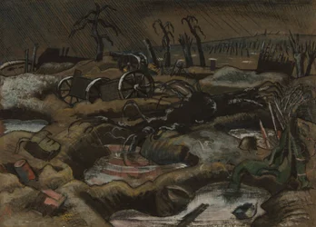 Il campo di Passchendaele, c.1917
