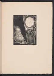 Il sole e la luna, illustrazione da "Images of War..." di Richard Aldington. Poesie" di Richard Aldington
