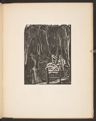 Winter Wood, illustrazione da "Places. 7 stampe riprodotte da blocchi di legno disegnati e incisi da Paul Nash, con illustrazioni in prosa". Londra, William Heinemann