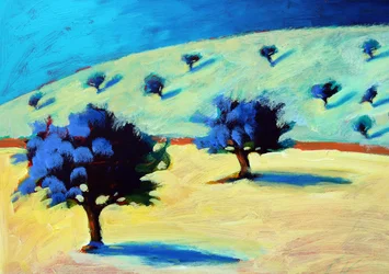 Paesaggio blu