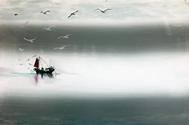 Tornare a casa, 2024 (acrilico su tavola)