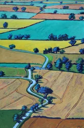 Stradina in estate