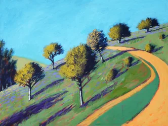 Primavera di Malvern, 2021 (acrilico su tavola)