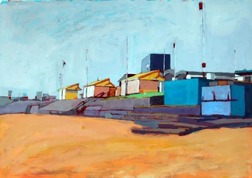 Porthcawl, 2024 (acrilico su carta)