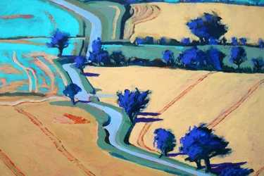 Vicolo rurale #1, 2022 (acrilico su tavola)