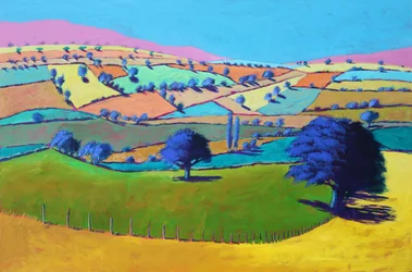 Summer Coombe, 2021 (acrilico su tavola)