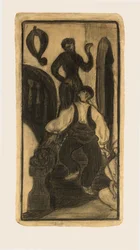 Scala di una locanda, Paese Basco, 1893